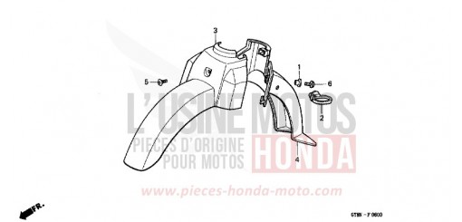 FRONT FENDER PK50MN de 1992